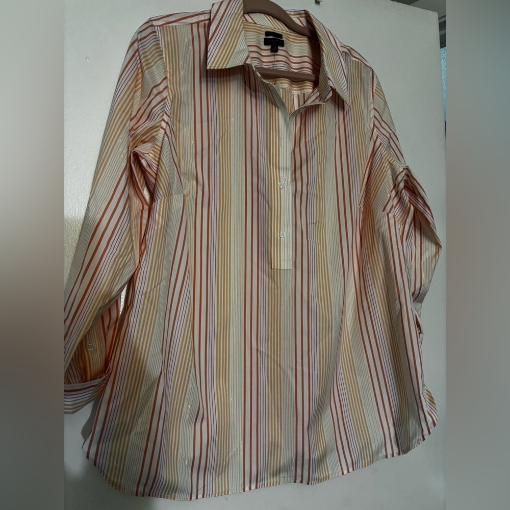 Talbots multicolored shirt NWT